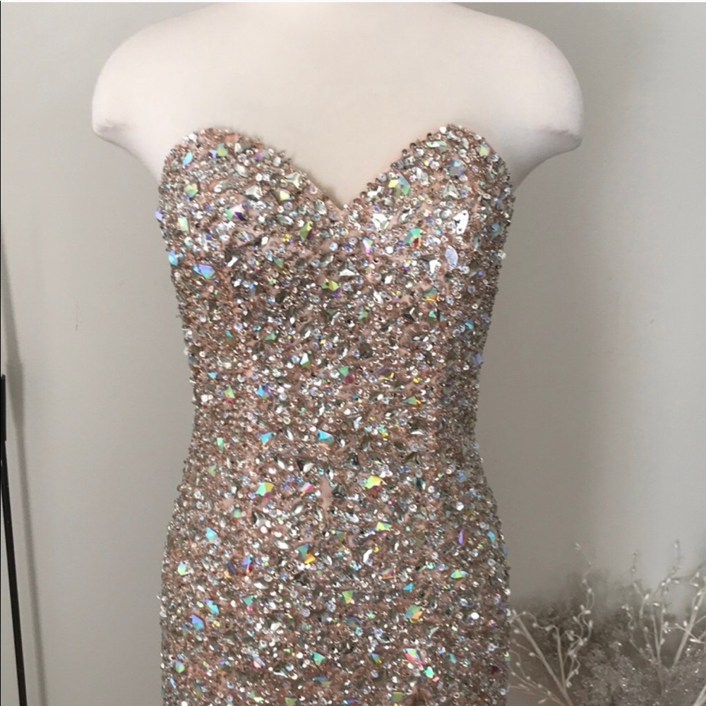 Val Stefani Pink Gem Gown - Picture 2 of 5